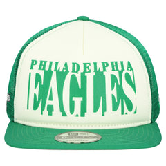 Philadelphia Eagles New Era Throwback Cutout A-Frame 9FIFTY Snapback Hat