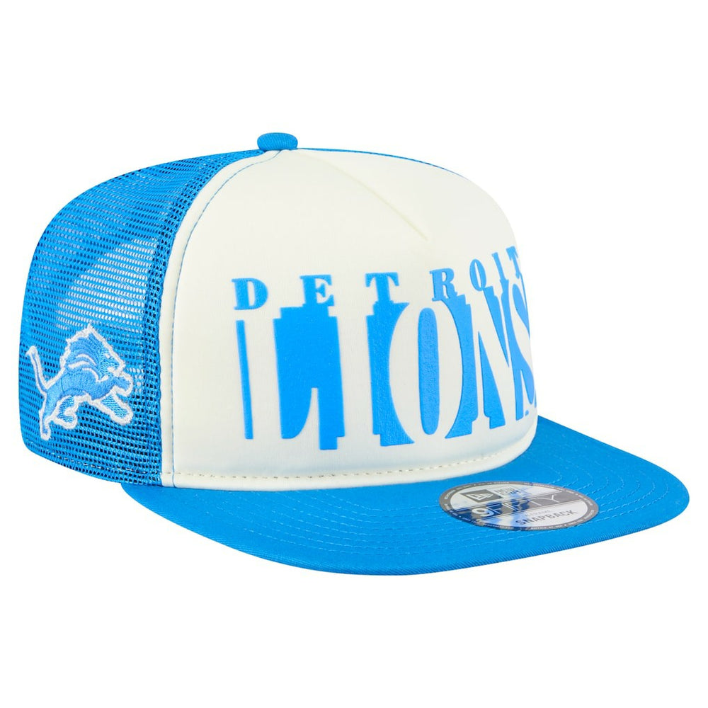 Detroit Lions New Era Cutout A-Frame 9FIFTY Snapback Hat