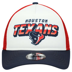 Houston Texans New Era Youth Streak 9FORTY A-Frame Adjustable Hat