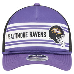 Baltimore Ravens New Era Linear A-Frame 9FORTY Adjustable Hat