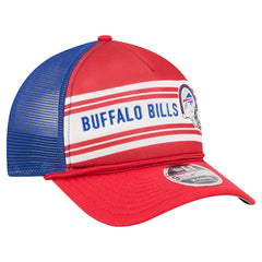 Buffalo Bills New Era Linear A-Frame 9FORTY Adjustable Hat