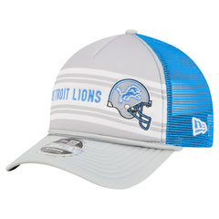 Detroit Lions New Era Linear A-Frame 9FORTY Adjustable Hat