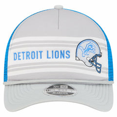 Detroit Lions New Era Linear A-Frame 9FORTY Adjustable Hat