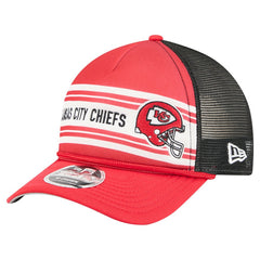 Kansas City Chiefs New Era Linear A-Frame 9FORTY Adjustable Hat