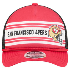 San Francisco 49ers New Era Linear A-Frame 9FORTY Adjustable Hat