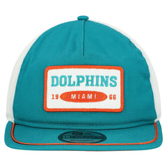Miami Dolphins New Era Patch 19TWENTY Adjustable Hat