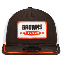Cleveland Browns New Era Patch 19TWENTY Adjustable Hat