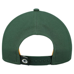 Green Bay Packers New Era Women's Metallic 9FORTY M-Crown A-Frame Adjustable Hat