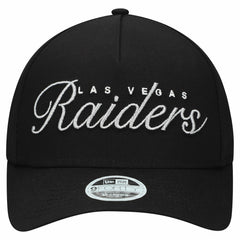 Las Vegas Raiders New Era Women's Metallic 9FORTY M-Crown A-Frame Adjustable Hat