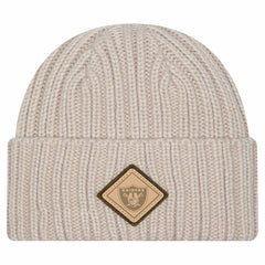 Las Vegas Raiders New Era Logo Applique Cuffed Knit Hat
