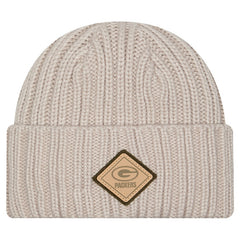 Green Bay Packers New Era Logo Applique Cuffed Knit Hat