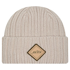 New York Jets New Era Logo Applique Cuffed Knit Hat