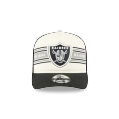 Las Vegas Raiders New Era Banner A-Frame 9FIFTY Trucker Snapback Hat