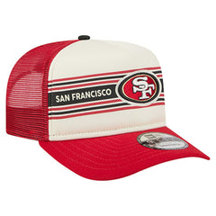 San Francisco 49ers New Era Banner A-Frame 9FIFTY Trucker Snapback Hat