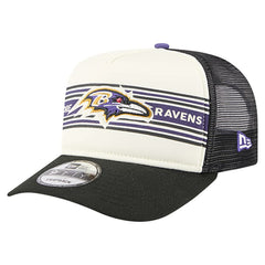 Baltimore Ravens New Era Banner A-Frame 9FIFTY Trucker Snapback Hat
