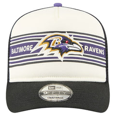 Baltimore Ravens New Era Banner A-Frame 9FIFTY Trucker Snapback Hat