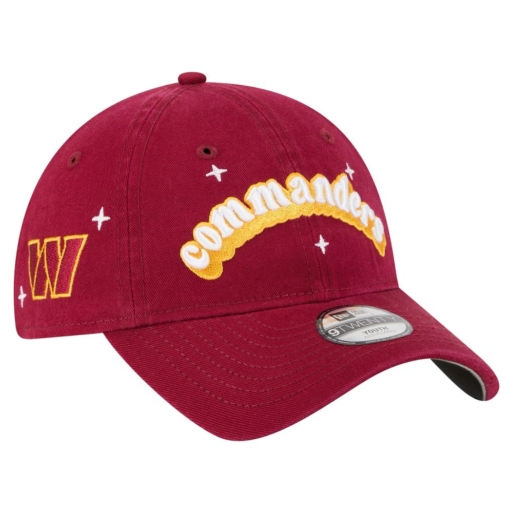 Washington Commanders New Era Girls Youth Cheer 9TWENTY Adjustable Hat