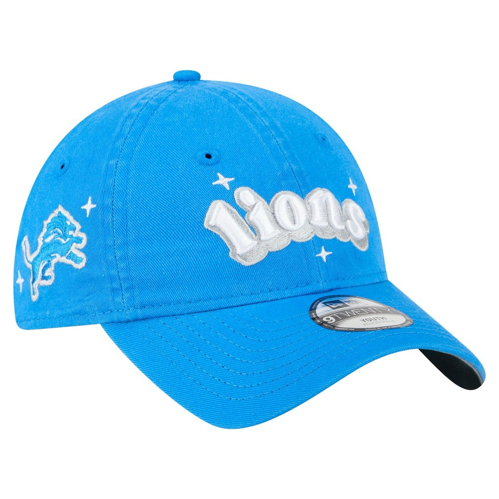 Detroit Lions New Era Girls Youth Cheer 9TWENTY Adjustable Hat