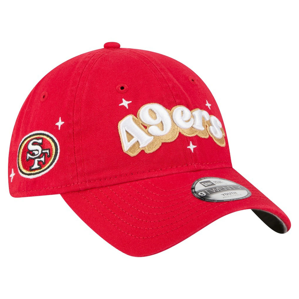 San Francisco 49ers New Era Girls Youth Cheer 9TWENTY Adjustable Hat