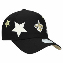 New Orleans Saints New Era Women's Stardom A-Frame 9FORTY Adjustable Hat