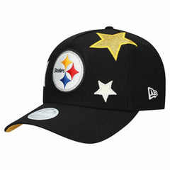 Pittsburgh Steelers New Era Women's Stardom A-Frame 9FORTY Adjustable Hat