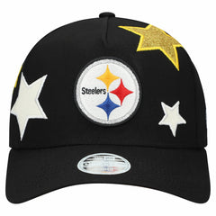 Pittsburgh Steelers New Era Women's Stardom A-Frame 9FORTY Adjustable Hat