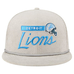 Detroit Lions New Era Cord Rope Corduroy 9FIFTY Snapback Hat