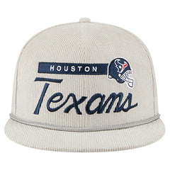 Houston Texans New Era Cord Rope Corduroy 9FIFTY Snapback Hat
