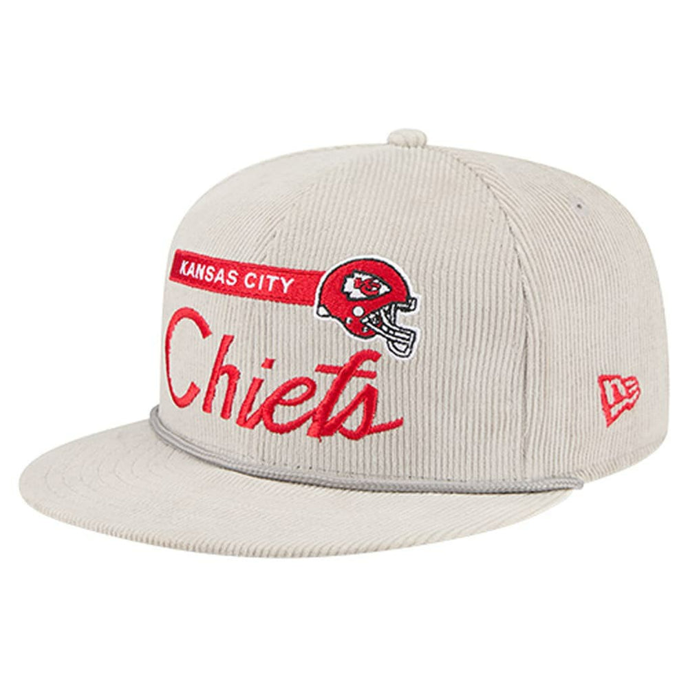 Kansas City Chiefs New Era Cord Rope Corduroy 9FIFTY Snapback Hat
