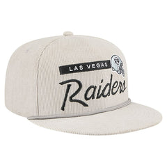 Las Vegas Raiders New Era Cord Rope Corduroy 9FIFTY Snapback Hat