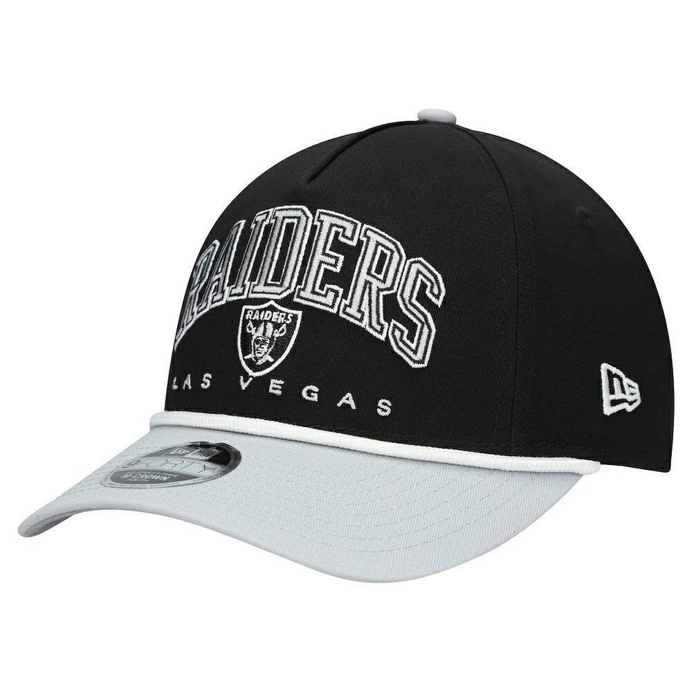 Las Vegas Raiders New Era Youth Arch COOLERA 9FORTY A-Frame Adjustable Hat