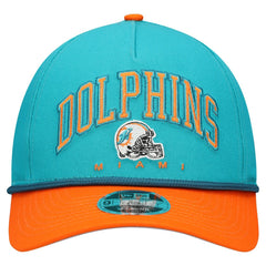 Miami Dolphins New Era Youth Arch COOLERA 9FORTY A-Frame Adjustable Hat