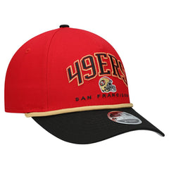 San Francisco 49ers New Era Youth Arch COOLERA 9FORTY A-Frame Adjustable Hat
