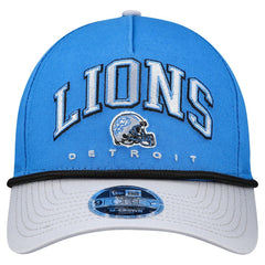 Detroit Lions New Era Youth Arch COOLERA 9FORTY A-Frame Adjustable Hat