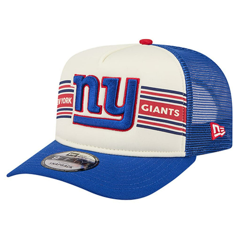 New York Giants New Era Youth Banner 9FIFTY A-Frame Adjustable Trucker Hat