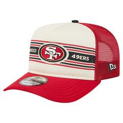 San Francisco 49ers New Era Youth Banner 9FIFTY A-Frame Adjustable Trucker Hat
