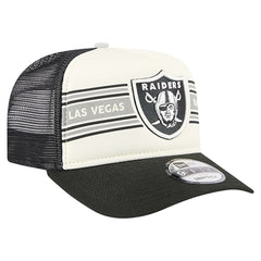 Las Vegas Raiders New Era Youth Banner 9FIFTY A-Frame Adjustable Trucker Hat