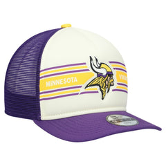 Minnesota Vikings New Era Youth Banner 9FIFTY A-Frame Adjustable Trucker Hat