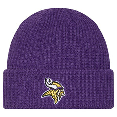 Minnesota Vikings New Era Youth Waffle Cuffed Knit Hat