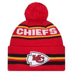 Kansas City Chiefs New Era Youth Classic Cuffed Knit Hat with Pom