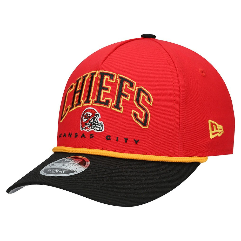 Kansas City Chiefs New Era Preschool Arch COOLERA 9FORTY A-Frame M-Crown Adjustable Hat