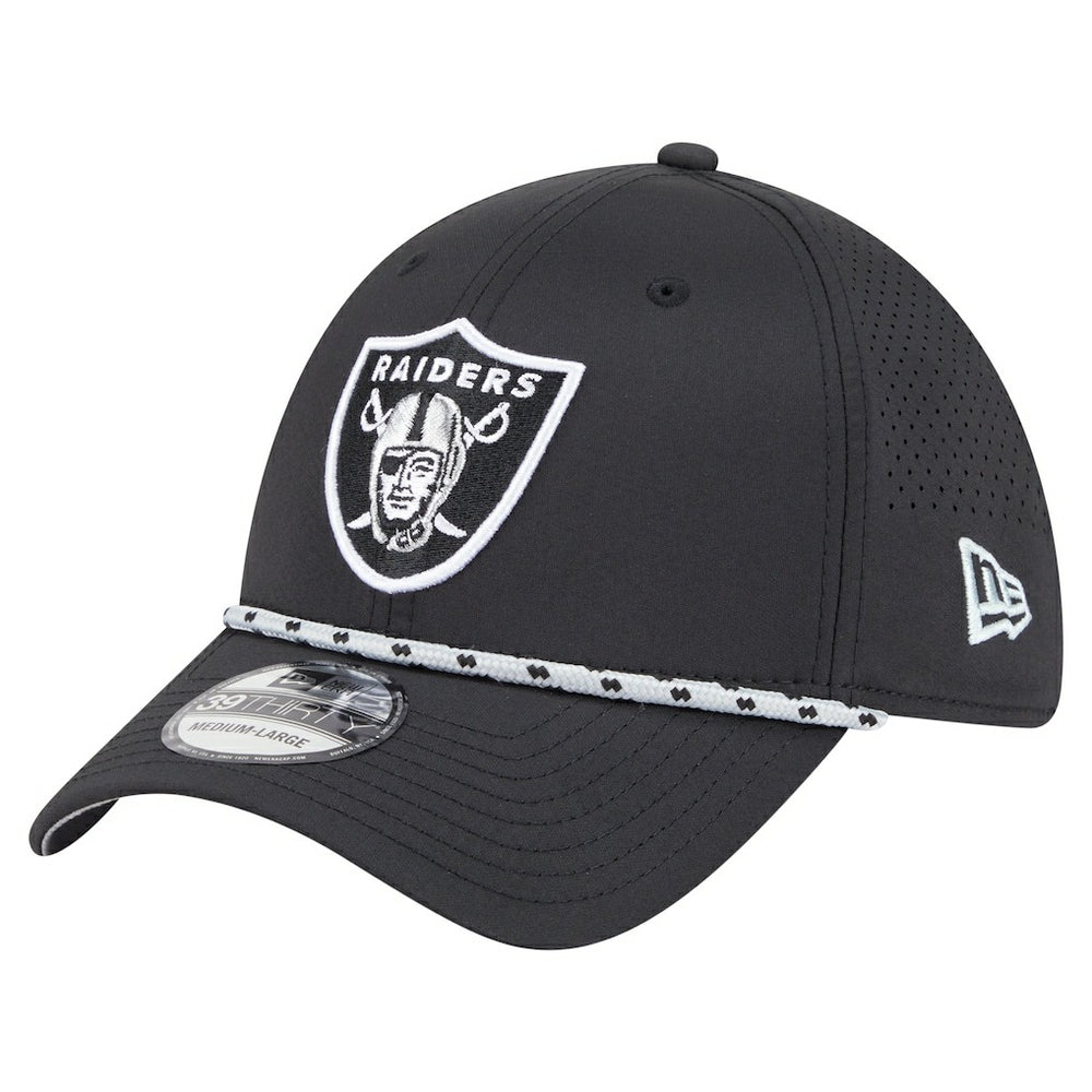 Las Vegas Raiders New Era Perforated 39THIRTY Flex Hat