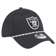 Las Vegas Raiders New Era Perforated 39THIRTY Flex Hat