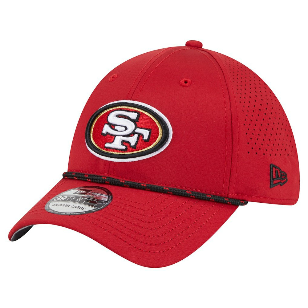 San Francisco 49ers New Era Perforated 39THIRTY Flex Hat