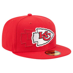 Kansas City Chiefs New Era Tri-Hit 59FIFTY Fitted Hat