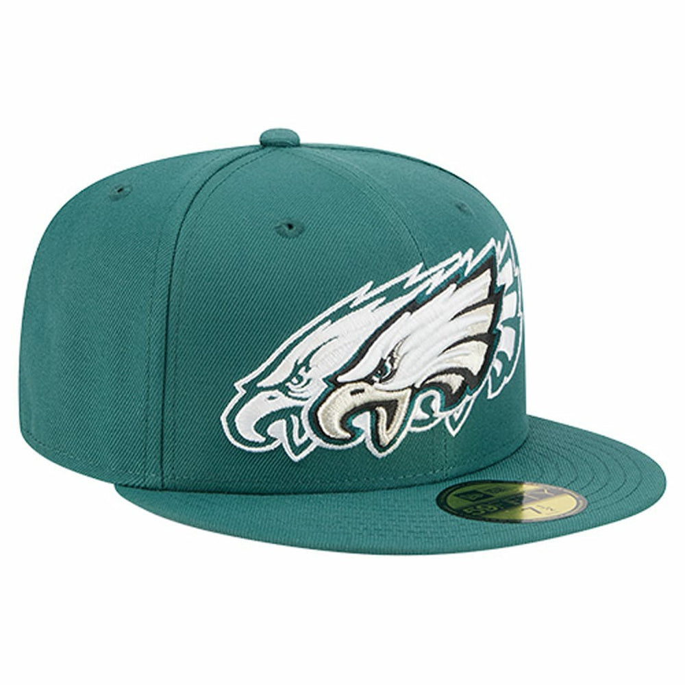 Philadelphia Eagles New Era Tri-Hit 59FIFTY Fitted Hat