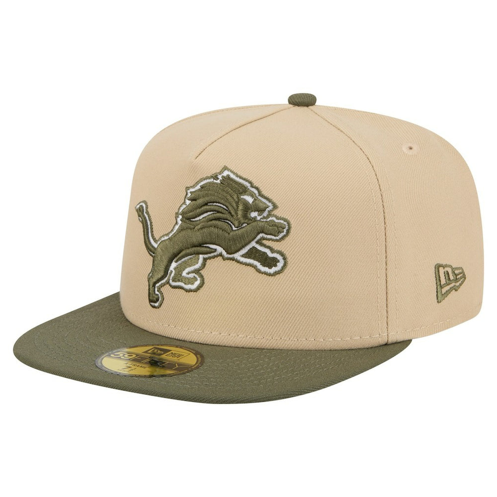 Detroit Lions New Era Color Pack A-Frame 59FIFTY Fitted Hat