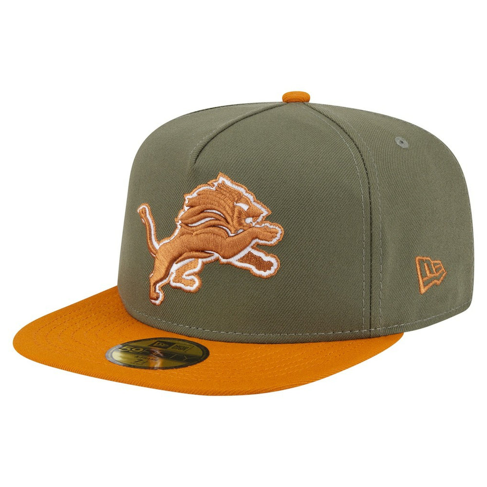 Detroit Lions New Era Color Pack A-Frame 59FIFTY Fitted Hat