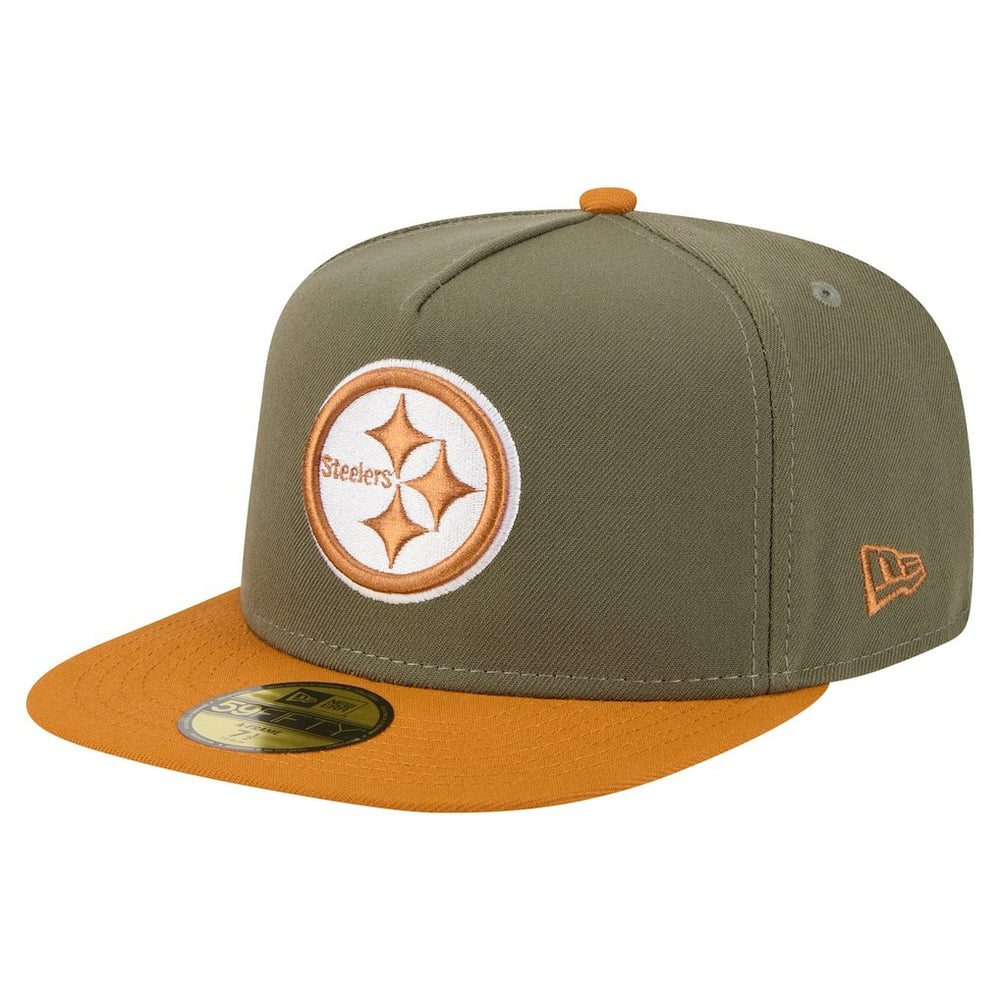 Pittsburgh Steelers New Era Color Pack A-Frame 59FIFTY Fitted Hat