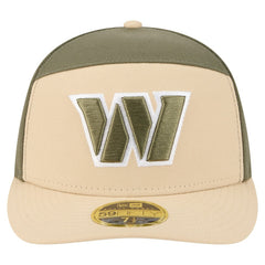 Washington Commanders New Era Two-Tone Color Pack Split Panel 59FIFTY Fitted Hat